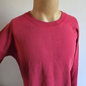 Athleta Red Crewneck Sweater